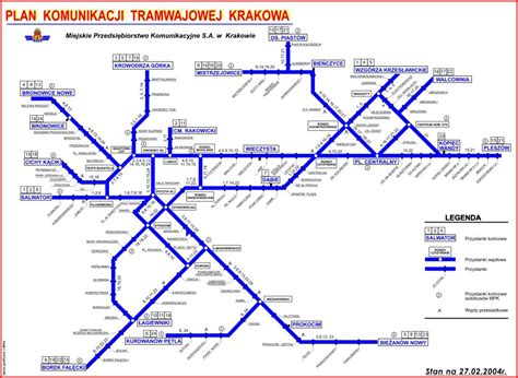 Mappa Metropolitana Cracovia