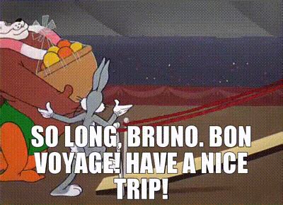 YARN | So long, Bruno. Bon voyage! Have a nice trip! | Looney Tunes Golden Collection: Volume 1 ...