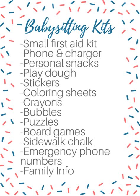 Babysitting Tips & Tricks | Babysitting Checklist | Babysitting Kits | Bag Ideas | Adalyn Noelle ...