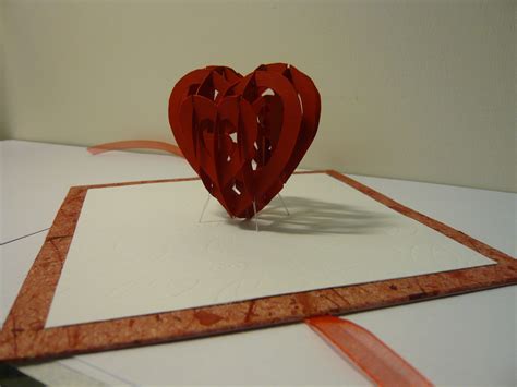 Valentine's Day Pop UP Card: 3D Heart Tutorial - Creative Pop Up Cards