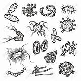 Bacteria Germ Coloring Page Pages sketch template
