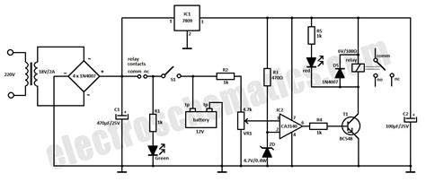 Automatic Battery Charger Circuit