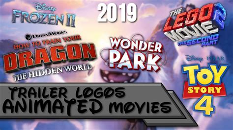 Animated Movie Trailer Logos of 2019 - YouTube