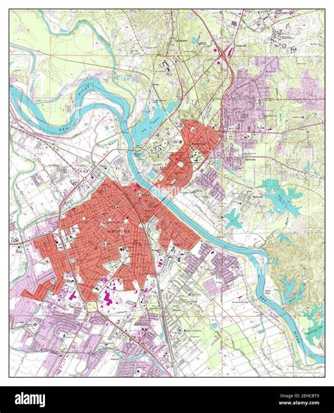 Alexandria, Louisiana, map 1972, 1:24000, United States of America by ...