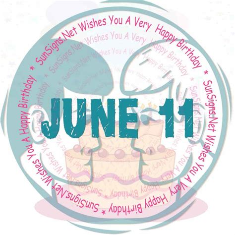 June 11 Zodiac is Gemini, Birthdays and Horoscope - SunSigns.Net