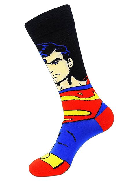 Classic Superman Socks | Superman Official Merchandise | Redwolf