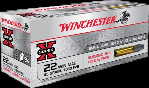 22 Magnum Ballistics (Federal Premium, Hornady, Remington, Winchester) - Ammo 2 U