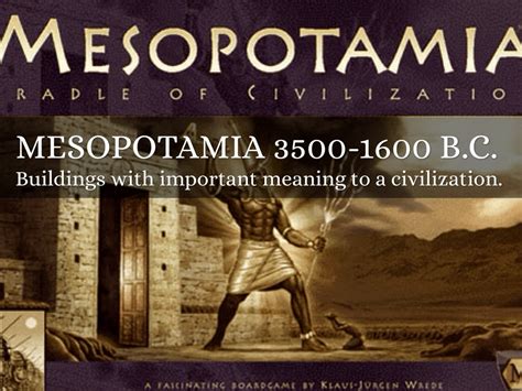 Mesopotamia 3500-1600 B.C. by Rosa Gomez