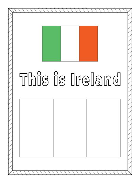 Ireland National Flag coloring page 16546004 Vector Art at Vecteezy