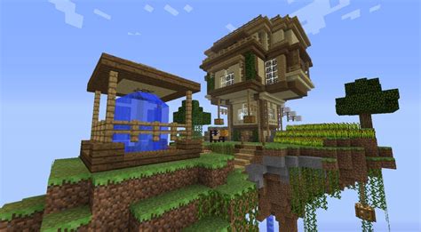 Floating Island House Minecraft Map