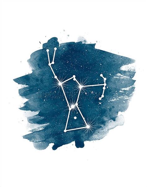 Orion Constellation Print, Orion Wall Art poster | Constellation art ...