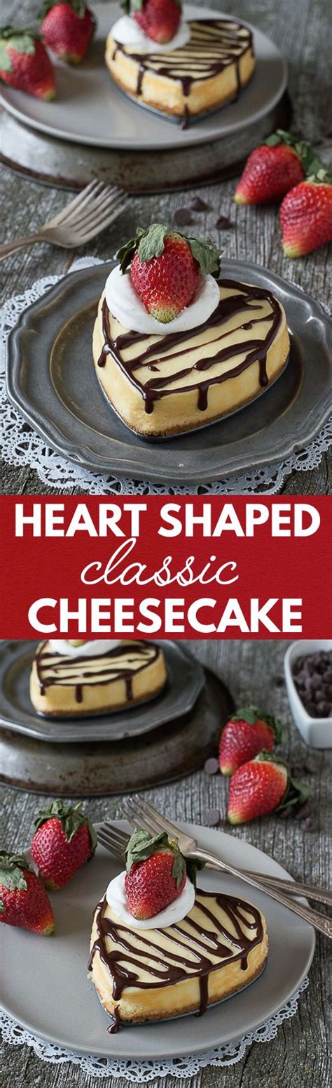 Heart Shaped Classic Cheesecake | The First Year | Classic cheesecake, Cheesecake recipes ...