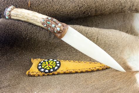 Native American Indian Knives Damascus Assisted - The Art of Images