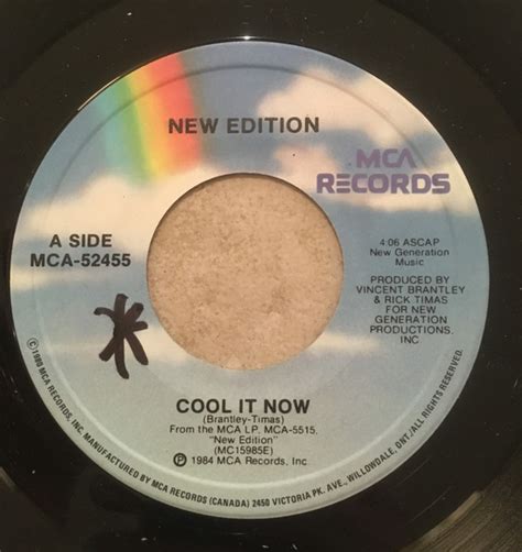 New Edition – Cool It Now (1984, Vinyl) - Discogs