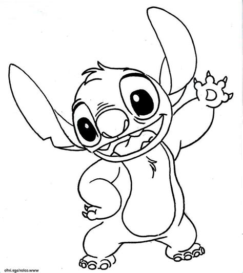 Stitch Coloriage Impressionnant Galerie Coloriage Stitch Dit Salut Jecolorie - Coloriage