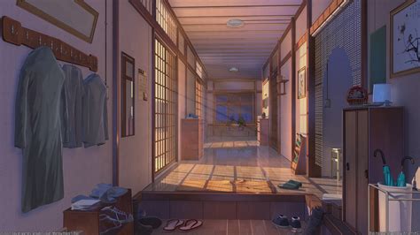 digital art, artwork, interior, room, anime, ArseniXC HD Wallpaper