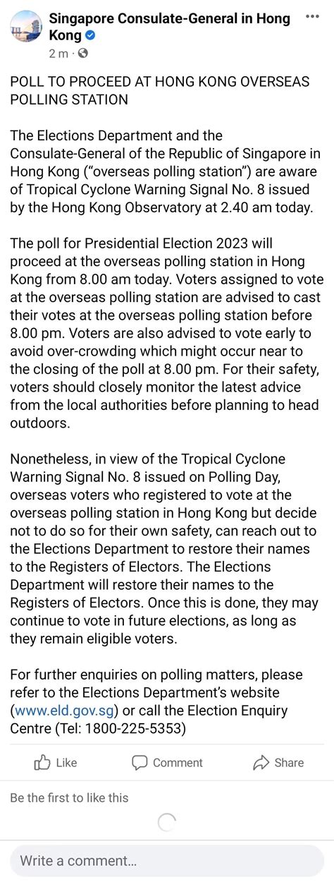 Ministry of Foreign Affairs Singapore - Updated Singapore Presidential Election 2023 - Typhoon ...