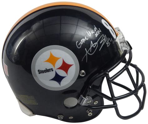 Antonio Brown Pittsburgh Steelers Game Used Training Camp Helmet (Acquired Directly From Brown)