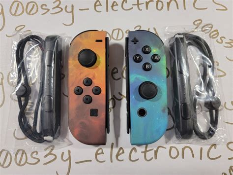 New Nintendo Switch Custom Galaxy Styled Joycons and Backplate - Etsy