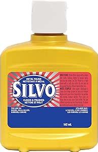 Silvo, Metal Polish, Cleans and Polishes - Nickle Silver Gold, 142 ml: Amazon.ca: Health ...