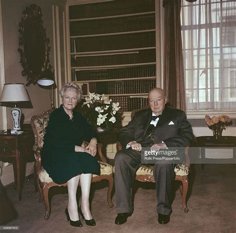 British politician and ex Prime Minister, Winston Churchill pictured ...