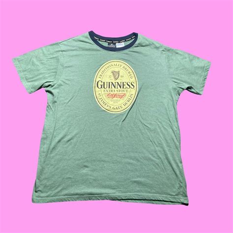 Guinness Official merchandise Ireland Ringer Neck T S… - Gem