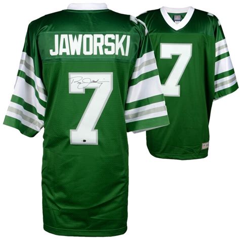 Ron Jaworski Philadelphia Eagles Autographed Green Throwback Proline Jersey