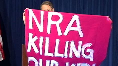 Video National Rifle Association News Conference Interrupted by Protesters - ABC News