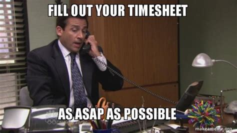 Top Timesheet Memes to Meet the Payroll Deadline