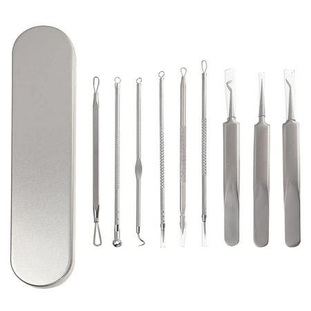 Pimple Tool Kit Pimple Poppers Blackhead Removal Tool for Pimples Whiteheads Forehead Facial ...