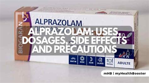 Alprazolam: Uses, Dosages, Side Effects and Precautions – MyHealthBooster