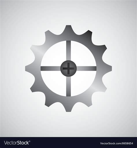 Gear wheels design Royalty Free Vector Image - VectorStock