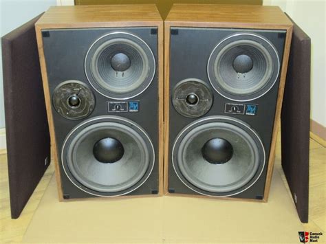 ELECTRO VOICE EV Interface 3 Series II pair of Vintage Speakers with EQ and Stand speaker Stands ...