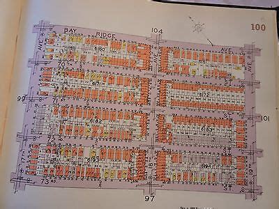 Orig 1929 Bensonhurst 10x12 Map NYC New York City map BROOKLYN | eBay