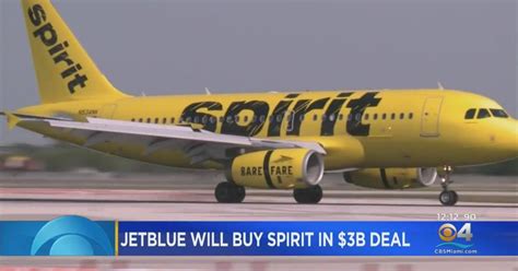 JetBlue buying Spirit Airlines - CBS Miami