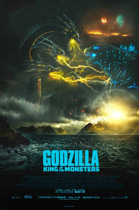 ArtStation - GODZILLA KING OF THE MONSTERS ALTERNATIVE POSTER (2019)