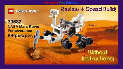 LEGO Technic NASA Mars Rover Perseverance 30682 - Review and Speed Build WITHOUT INSTRUCTIONS ...