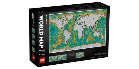 LEGO World Map debuts with 11,000 pieces as largest set yet - 9to5Toys