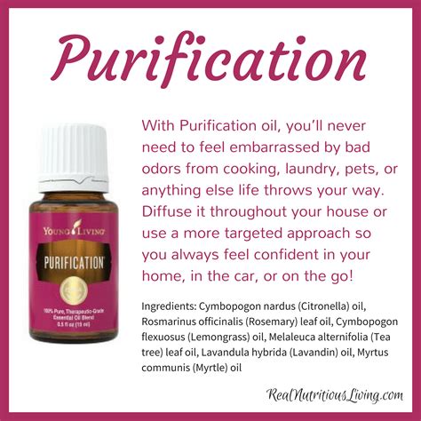 Purification Essential Oil - The ultimate weapon against bad odors. # ...