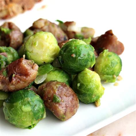 Brussels Sprouts with Chestnuts Recipe