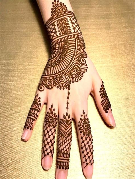 Immense Back Hand Arabic Mehndi Designs - Back Hand Arabic Mehndi ...