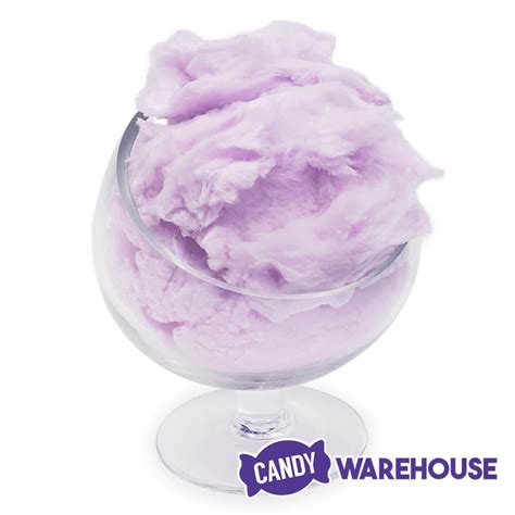 Lupy Lups Purple Cotton Candy 0.5-Ounce Packs - Grape: 10-Piece Bag | Candy Warehouse