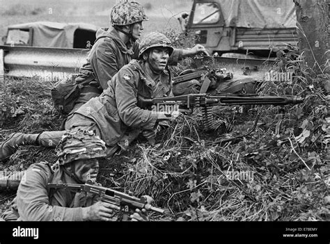 NATO exercises in Germany, German Army soldiers (September 1986 Stock ...