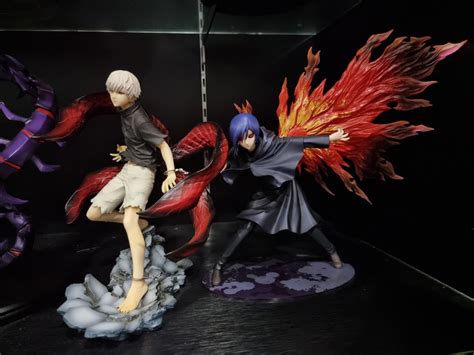 Tokyo Ghoul Touka Kirishima and Kaneki Ken Kotobukiya ARTFX J 1/8 scale ...