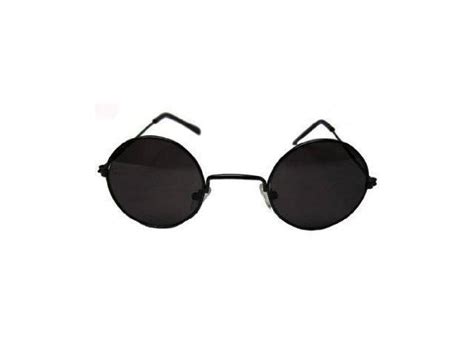 John Lennon Style Sunglasses - Black Frame & Black Lens - Newegg.com