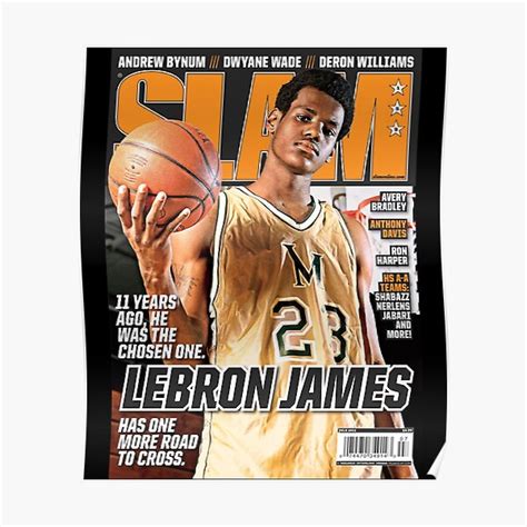 "LeBron James - SLAM Magazine For Fans" Poster for Sale by ...