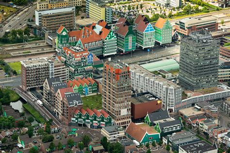 OverflightStock | Zaandam is a city in the Netherlands, in the province of North Holland. Aerial ...