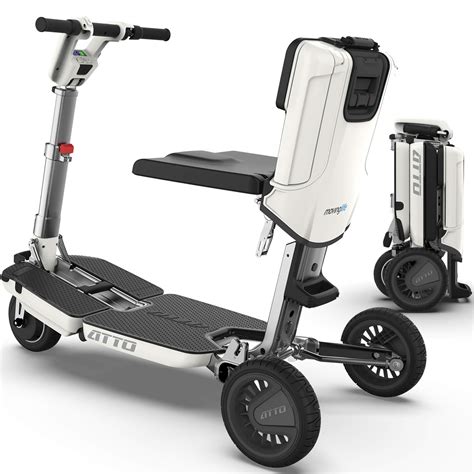 Buy ATTO Folding Travel Powered Mobility Scooter by MovingLife, Full-Size Portable Electric ...