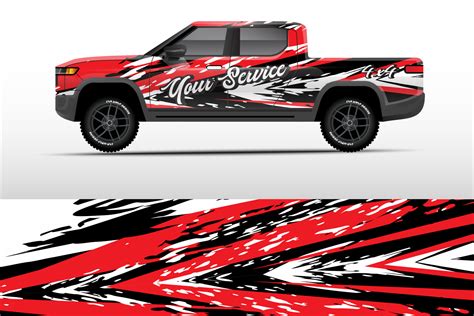 truck wrap design for company service vector eps.10 18834875 Vector Art ...