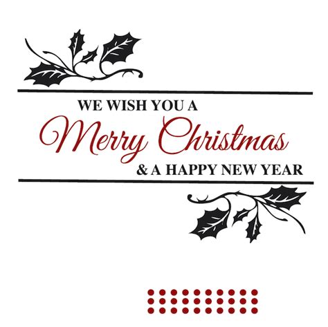 Merry Christmas Wall Quote - Trendy Wall Designs